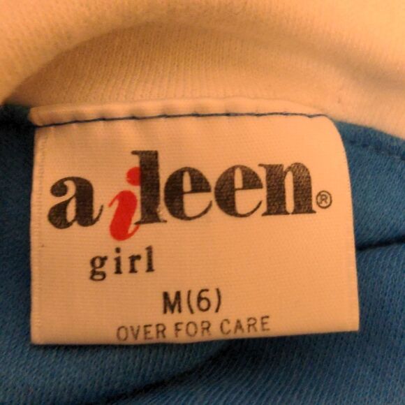 Aileen girl‎ vintage red white and blue top size 6 - Picture 3 of 7